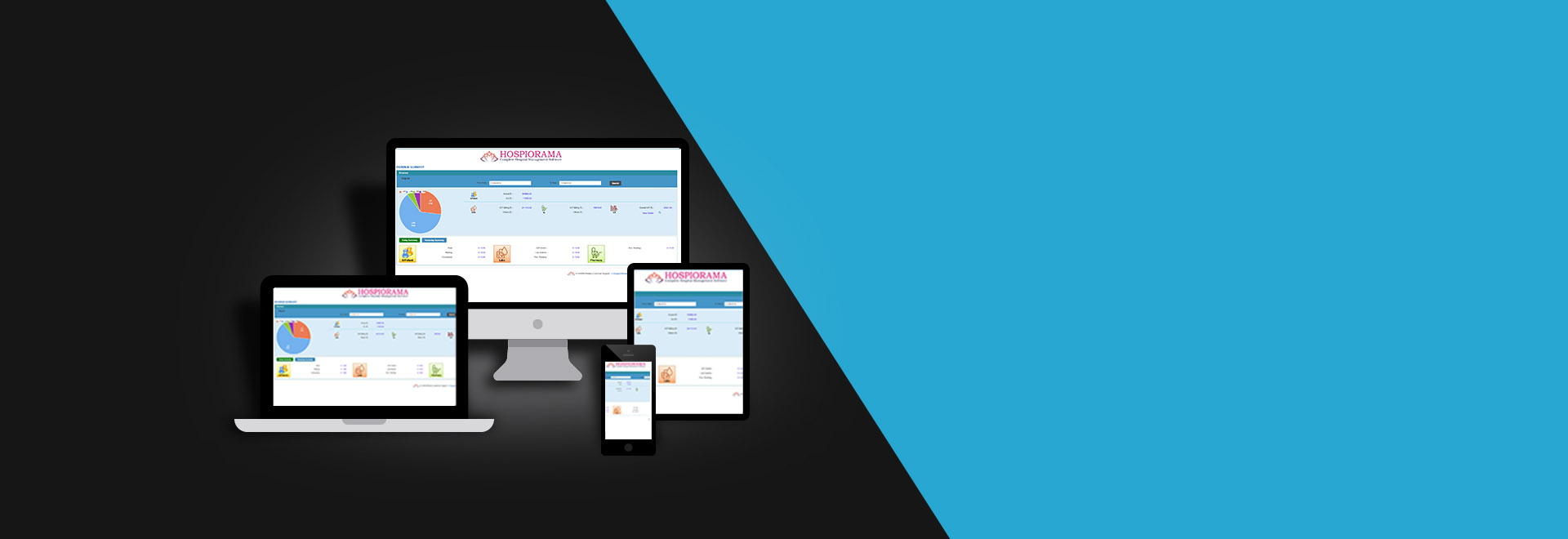 OP Practice Management System | Mobile-compliant | Hospiorama | by Inforaise